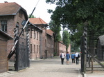 Auschwitz, gate says, "Work Makes Free", can you imagine, beyond disgraceful, disgusting, don't think there is a word strong enough
