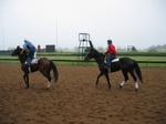 Day before Derby at Keenland Racetrack