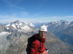 pic from downclimb, John from Oslo, climbing partner