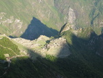 Above Machu Picchu, from the Sun Gate, Peru