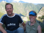 Above Machu Picchu, from the Sun Gate, Peru