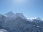Everest with Makalu on right, from Goyko Ri