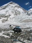 helicopter crashed last year on the Khumbu just below Everest Base Camp