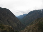 looking down the valley to Lukla, where we started