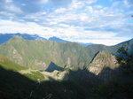 1st view of Machu Picchu from the Sun Gate