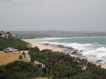 J-Bay, surfed the point, in the distance