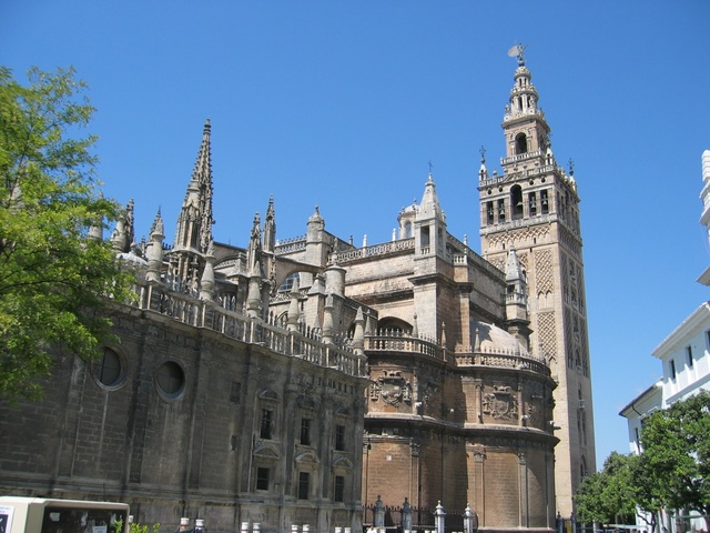 Gothic church with Mosque Tower