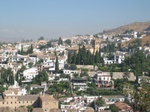 View of old town from Alhambra
