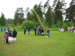 Raising the May Pole