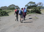 Walking through Masai country