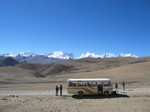 1st view of Himalayas from Tibet